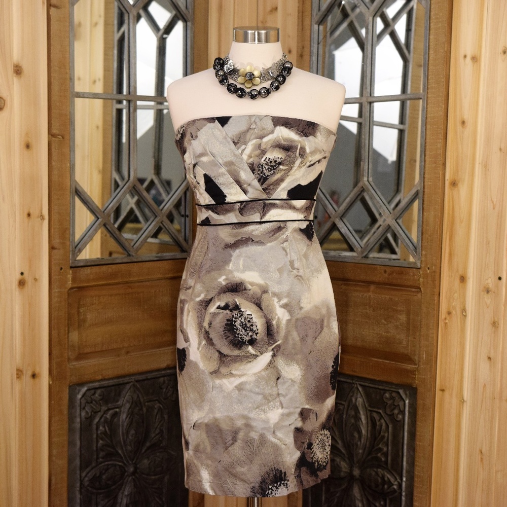 New York and Co Strapless Cocktail Dress